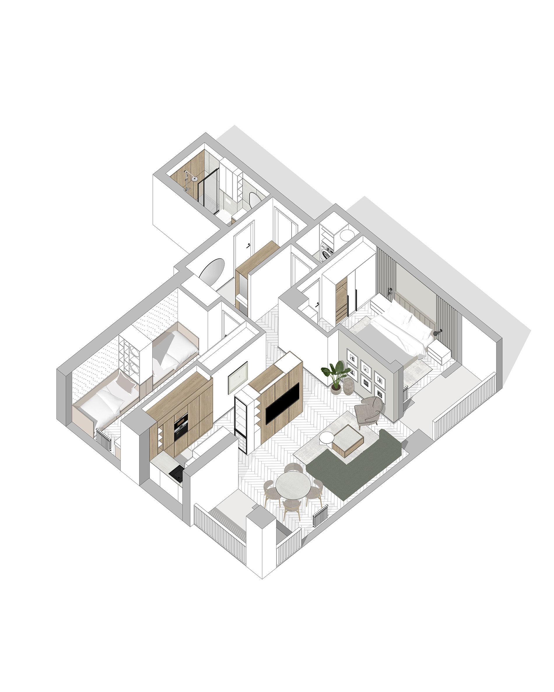 VS-project- -Aksonometrija